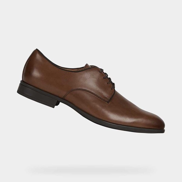 Geox Respira Cognac Mens Lace Up SS20.0OF416